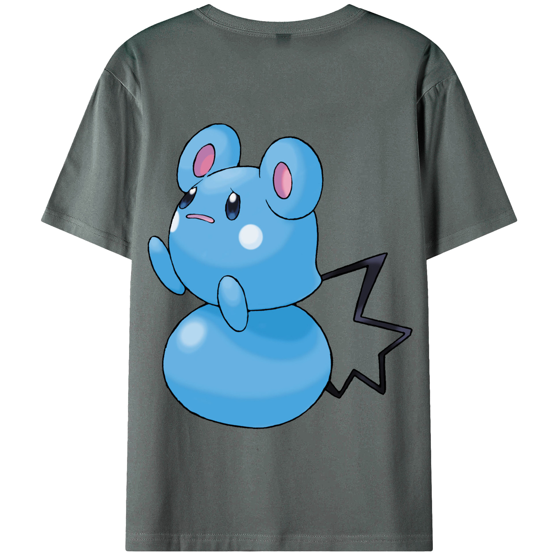 （画像用） ポケットモンスター Pokémon 綿100％半袖Tシャツ（背面プリント）